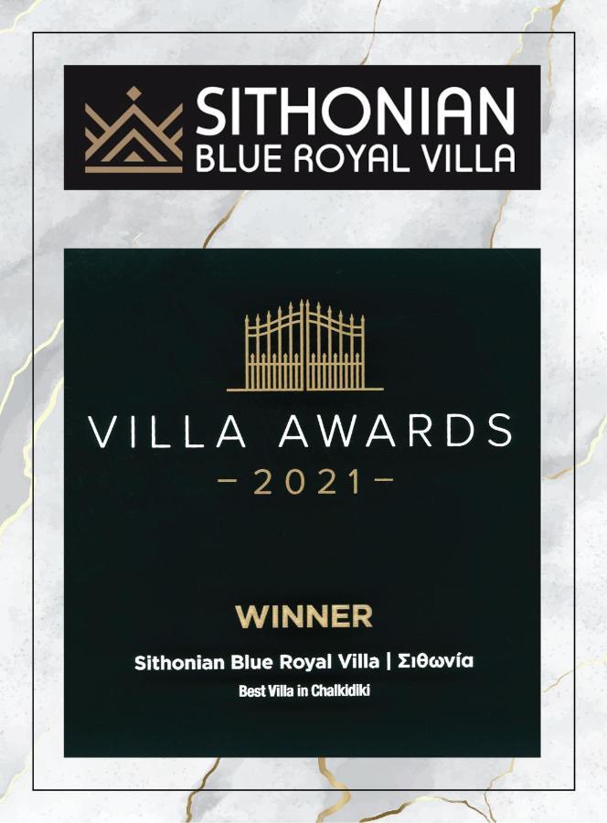 Sithonian Blue Royal Villa Nikiti  Exterior foto